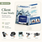 WWKNOW Custom Logo Screen Cleaner Stickers & Microfiber Phone Wipes – Bulk Orders