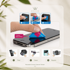 WWKNOW Custom Logo Screen Cleaner Stickers & Microfiber Phone Wipes – Bulk Orders