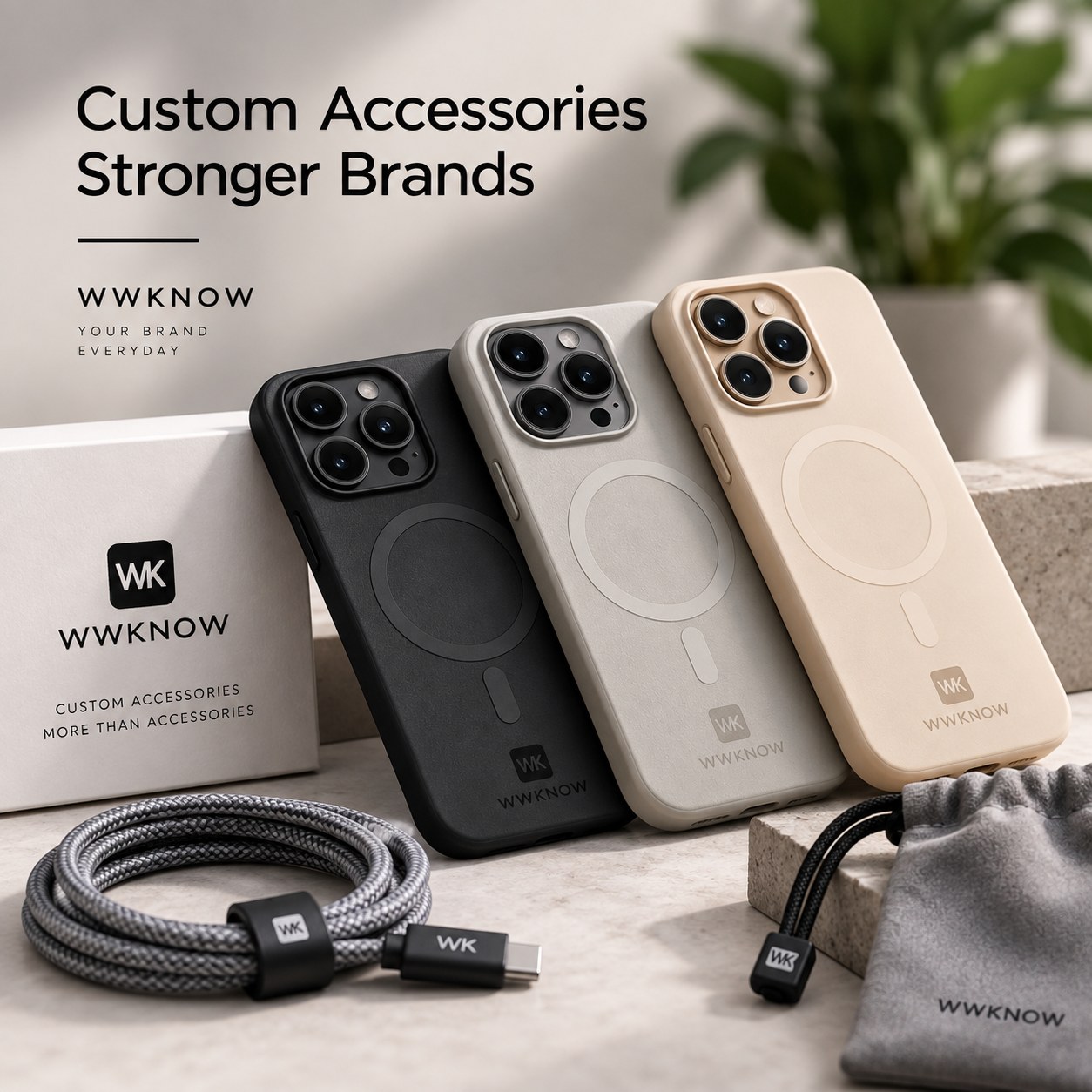Custom branded mobile accessories